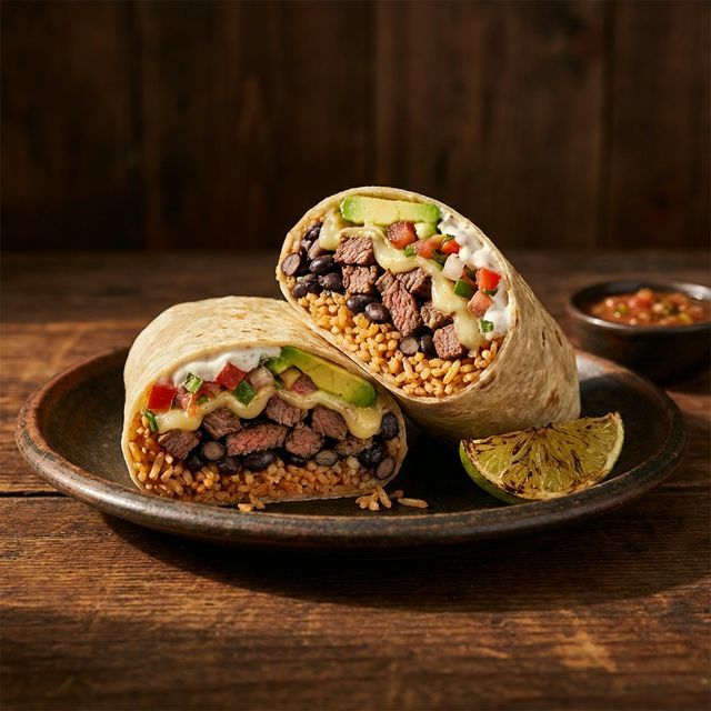 Loaded burritos